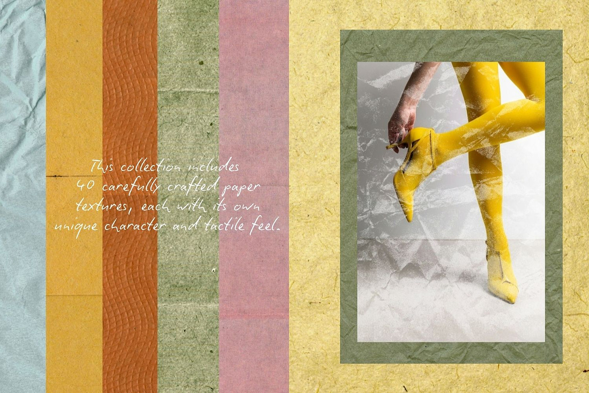 Paper Texture & Overlay Collection, a Texture Graphic by Natali Batu (Photo 5 of 10)
