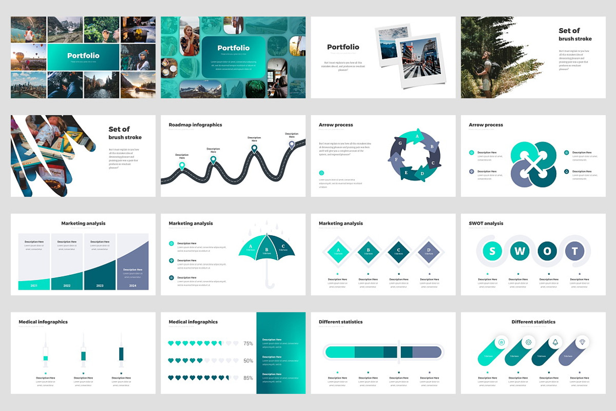 Modern Solutions PowerPoint, a Presentation Template by Presentation Templates (Photo 4 of 7)