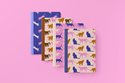 Flat Cat Modern Patterns, a Pattern Graphic by Tiger and Flower (Thumbnail 9 of 21)