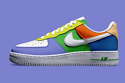 Nike Air Force 1 PSD mockup, a Graphic by mockupdepot (Thumbnail 3 of 5)