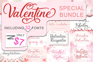 Valentine Special Bundle, a Handwritten Font by Yoga Letter
