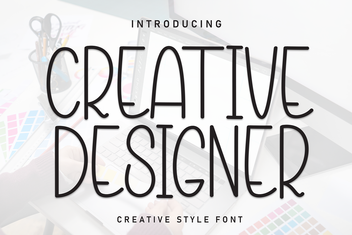 Creative Designer | Script Font, a Script Font by Scratchones (Photo 1 of 8)
