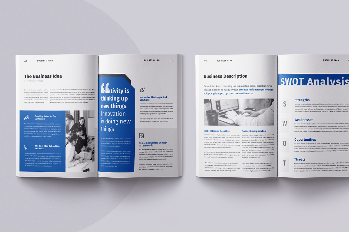 Business Plan | Canva, a Brochure Template by ArtisticLand (Photo 5 of 11)