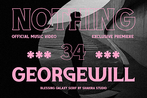 Blessing Galaxy - Modern Serif