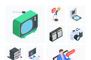 Isomeric Webinar and Podcast, a Duotone Icon by Vectors Market (Thumbnail 6 of 8)
