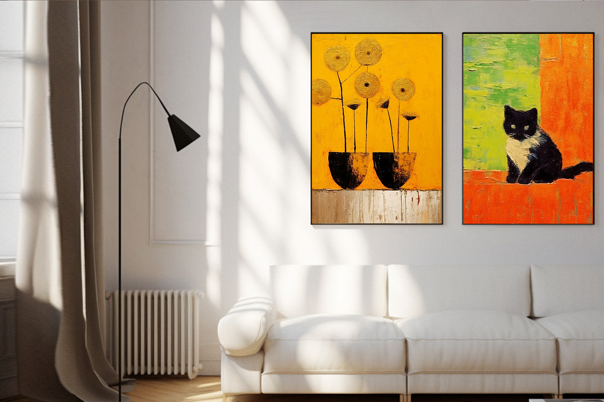 Various styles of abstract paintings, a Pattern Graphic by Muzi pear studio (Photo 6 of 12)