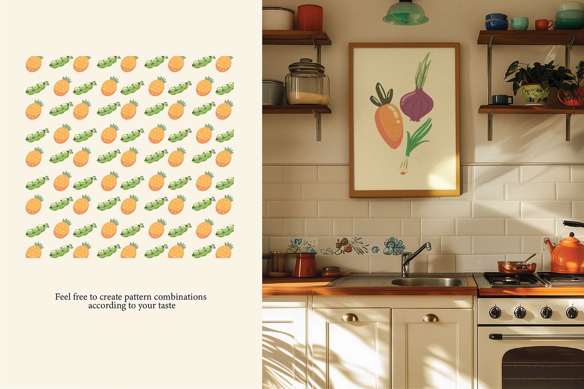 Vegetable and Fruits Clipart, a Food Illustration by Berdansabersama (Photo 5 of 5)
