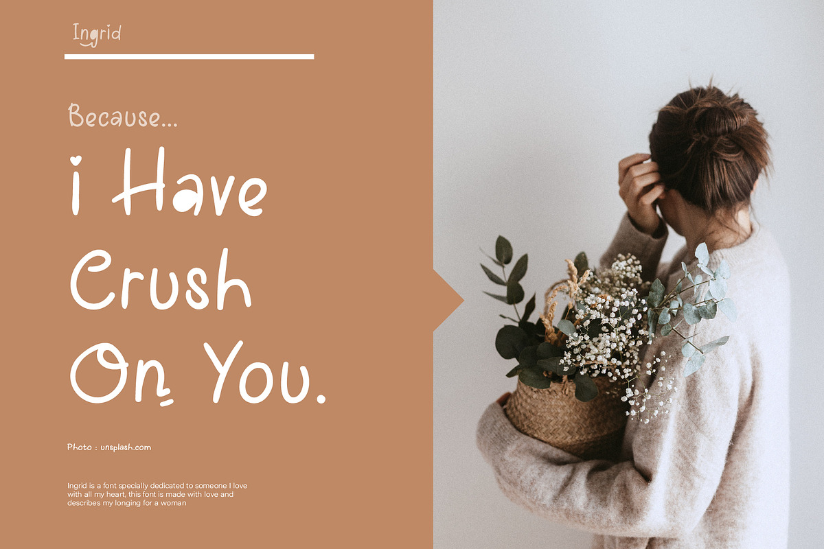 Ingrid Font, a Script Font by Phoenix Dungeon (Photo 9 of 9)