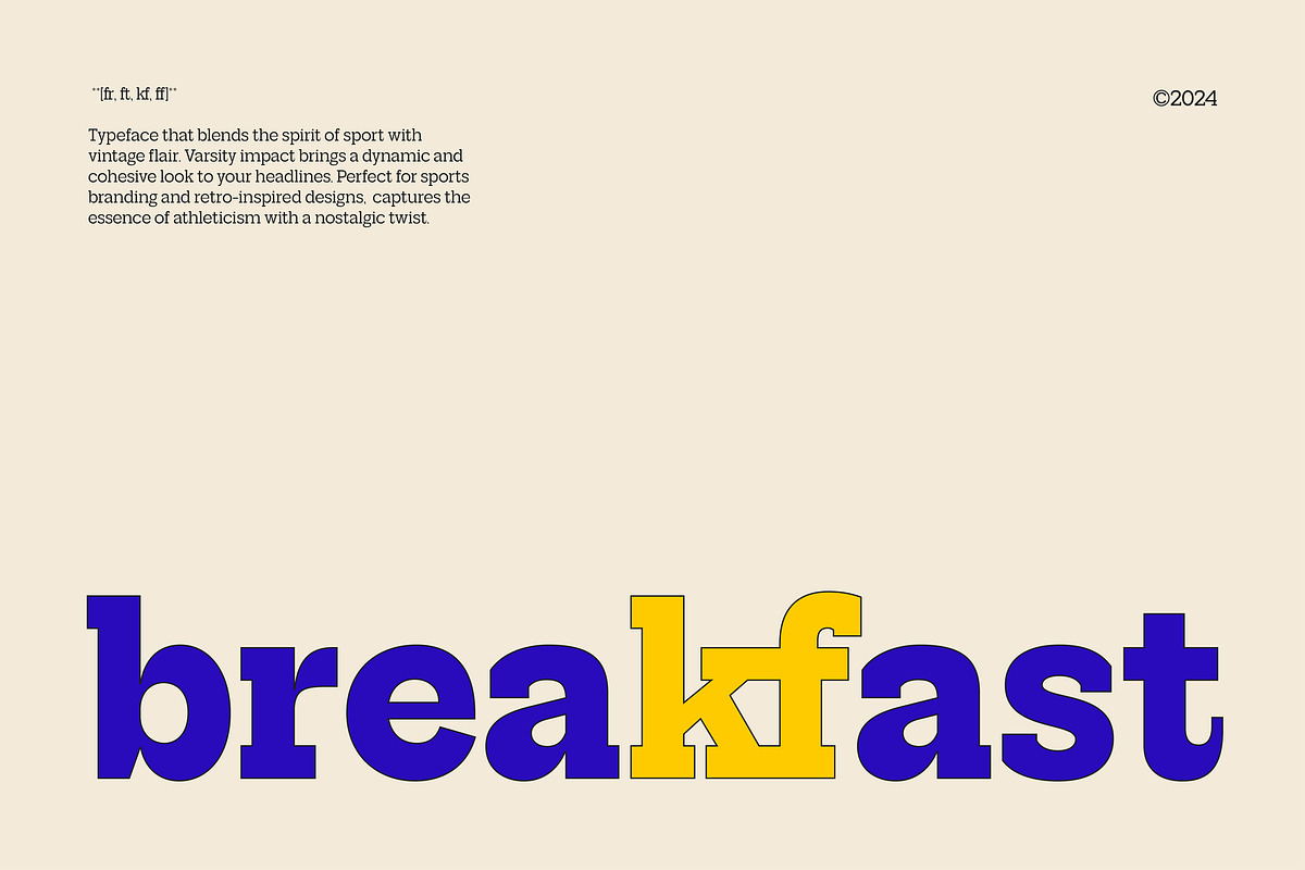 Varsity Impact - Sports 9 Fonts, a Slab Serif Font by Casloop Studio (Photo 4 of 9)