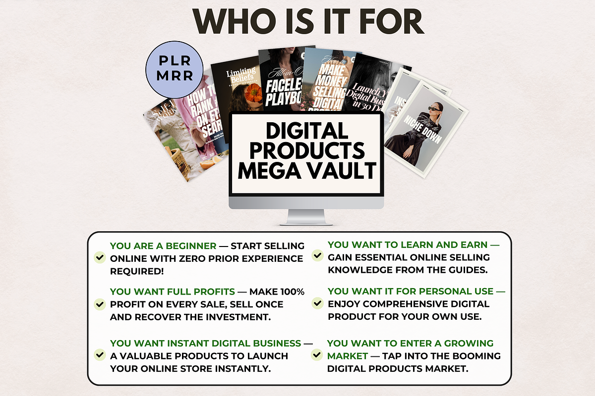 150+ PLR MRR Digital Products, a Presentation Template by The Thrive Society (Photo 6 of 10)