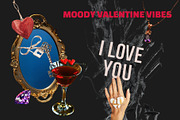 Moody Valentine Collage Kit, an Object Graphic by Anzhelika (Thumbnail 2 of 12)