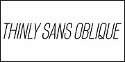 Thinly Sans JNL, a Sans Serif Font by Jeff Levine Fonts (Thumbnail 4 of 5)