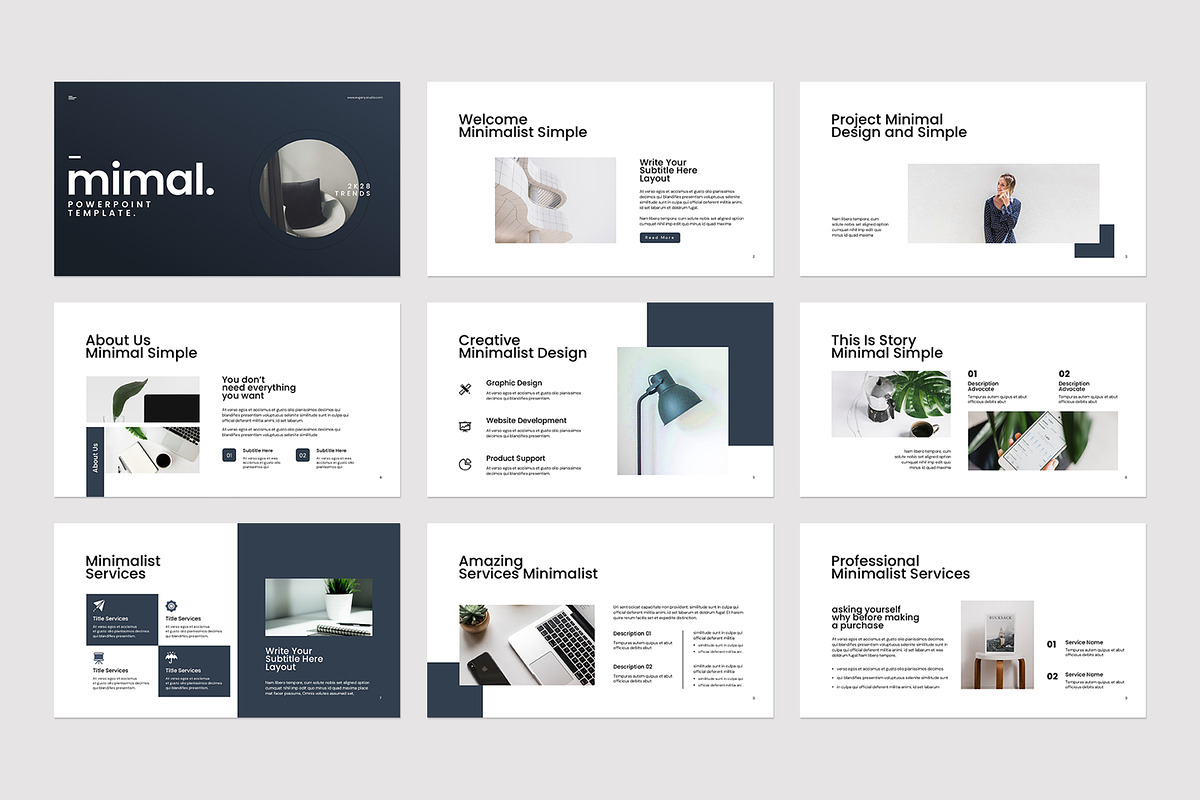 Minimal Presentation Template, a Presentation Template by evgenystudio (Photo 5 of 8)