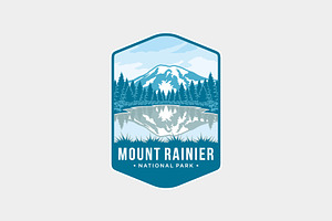Mount Rainier National Park Logo