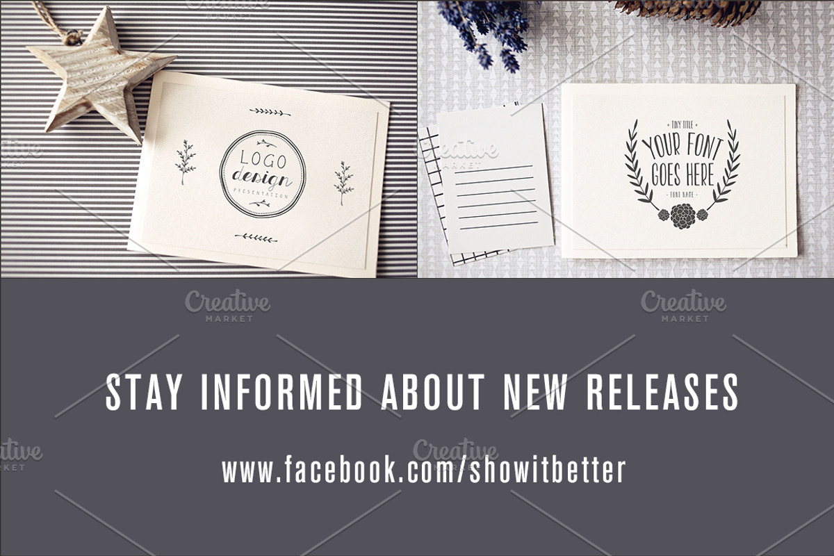 • Typography • Logo • Invitation •, a Product Mockup by show it better (Photo 5 of 5)