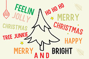 Holly Jolly Font, a Sans Serif Font by Mini_World (Thumbnail 4 of 6)