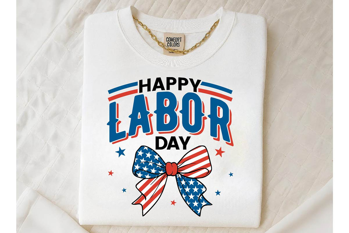Labor Day Coquette Bow PNG SVG, an Object Graphic by EllaMaiyaali (Photo 4 of 8)