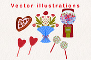 Valentines patterns & illustrations, a Pattern Graphic by CandiesnPixels (Thumbnail 3 of 7)