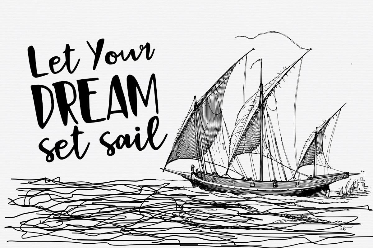 Black Sail Brush Font preview 4