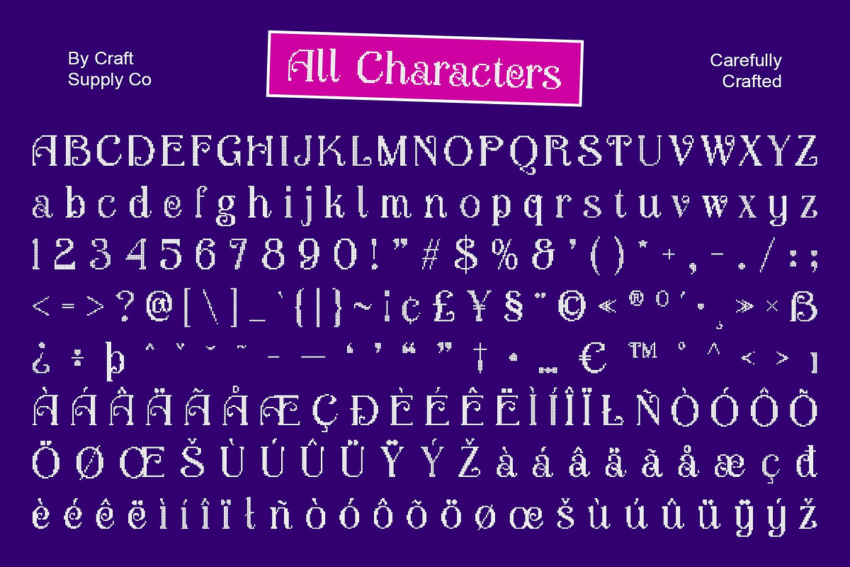 Angeris Disco, a Sans Serif Font by Craft Supply Co. (Photo 8 of 8)