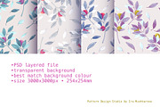 Tangerine Pastel Seamless Patterns, a Pattern Graphic by Marta & Livonka (Thumbnail 5 of 17)