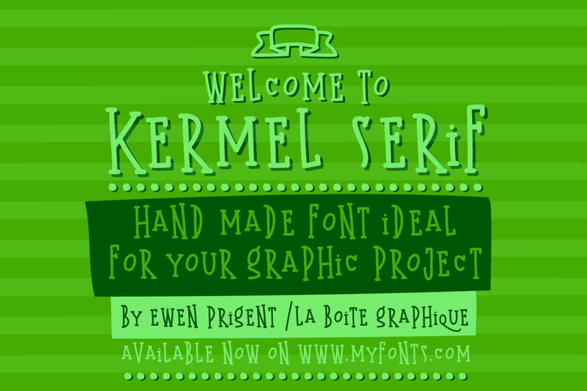 Kermel serif, a Handwritten Font by La Boite Graphique (Photo 3 of 5)