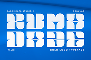 Ruma Daze - Bold Logo Typeface, a Font by RagamKata (Thumbnail 1 of 10)