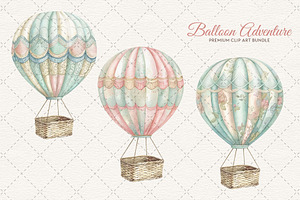 Animals In Hot Air Balloons