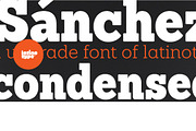 Sanchez Condensed, a Serif Font by Latinotype (Thumbnail 1 of 5)