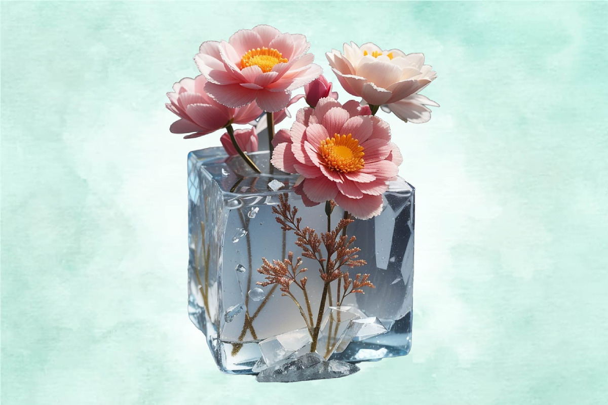 Beautiful Flowers And A Blob Clipart, a Seasonal Illustration by Craft Nest (Photo 2 of 5)