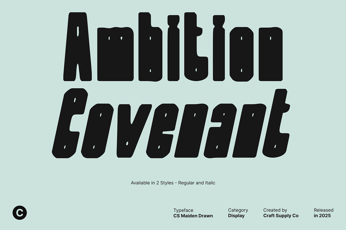 CS Maiden Drawn, a Sans Serif Font by Craft Supply Co. (Photo 3 of 8)