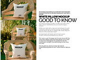 White Pillow Mockup Bundle Arbor, a Household Mockup by Banana Mockups (Thumbnail 5 of 5)