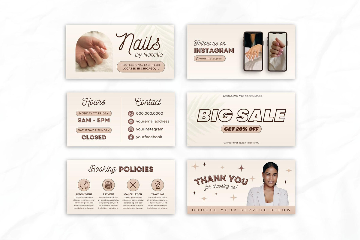Nail Tech Acuity Scheduling • Canva, a Websites & App Template by OniriqveDesigns (Photo 3 of 8)