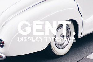 Gent. Display Brushed Typeface.