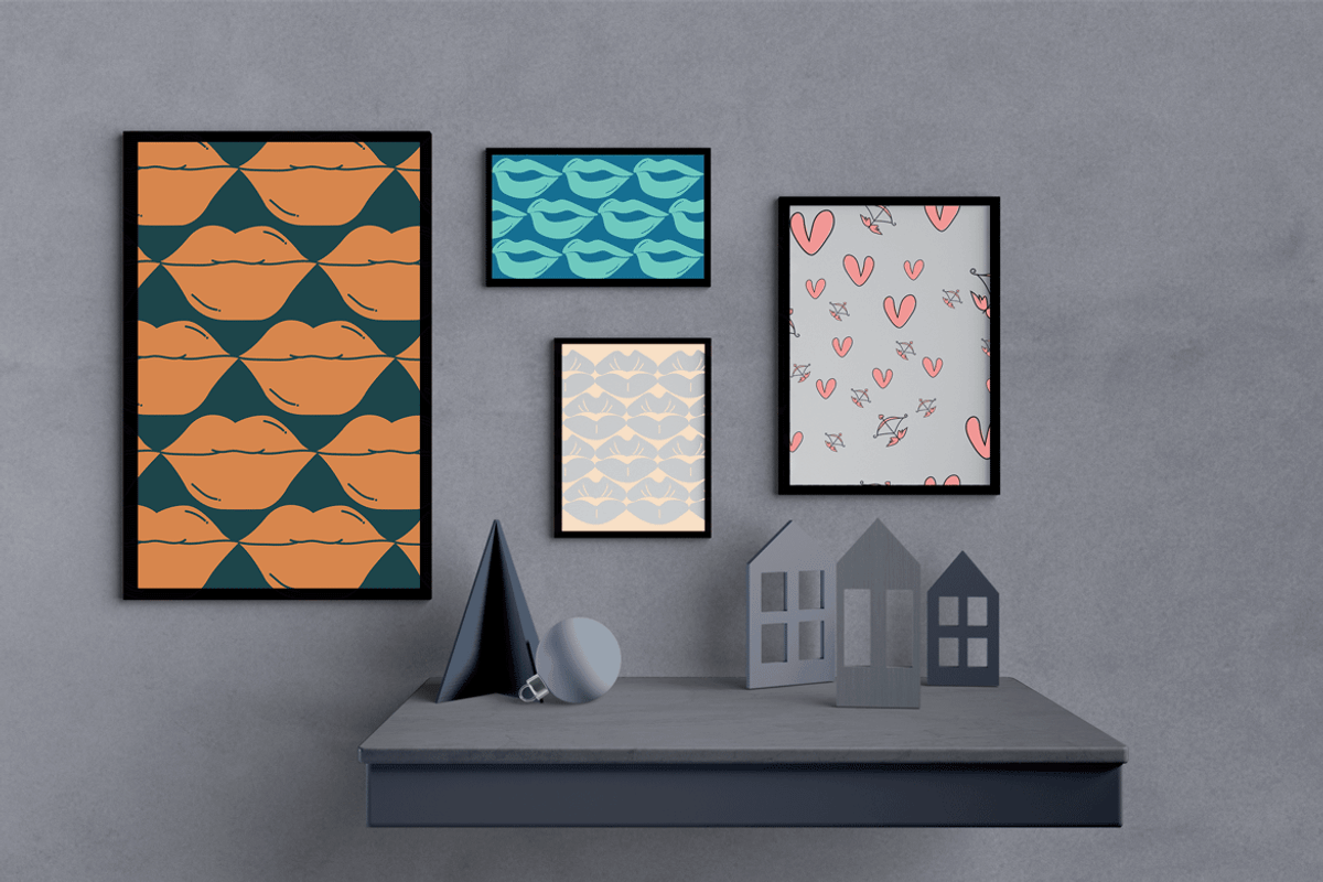 Valentine's wraps, seamless patterns, a Pattern Graphic by Paperwitch (Photo 3 of 3)