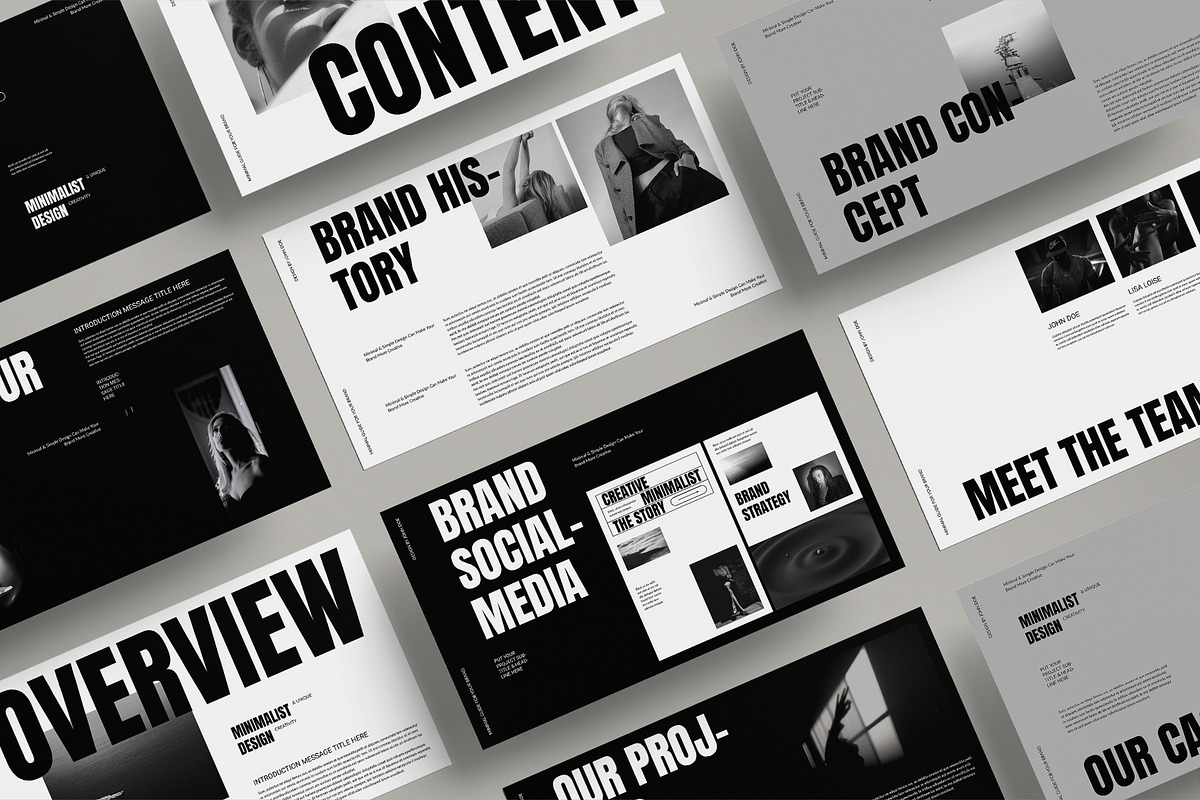 Creative Portfolio Presentation, a Presentation Template by DesignCrest (Photo 4 of 11)