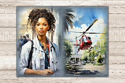 Medical Junk Journal Pages, a Work Illustration by GlamArtZhanna (Thumbnail 2 of 9)