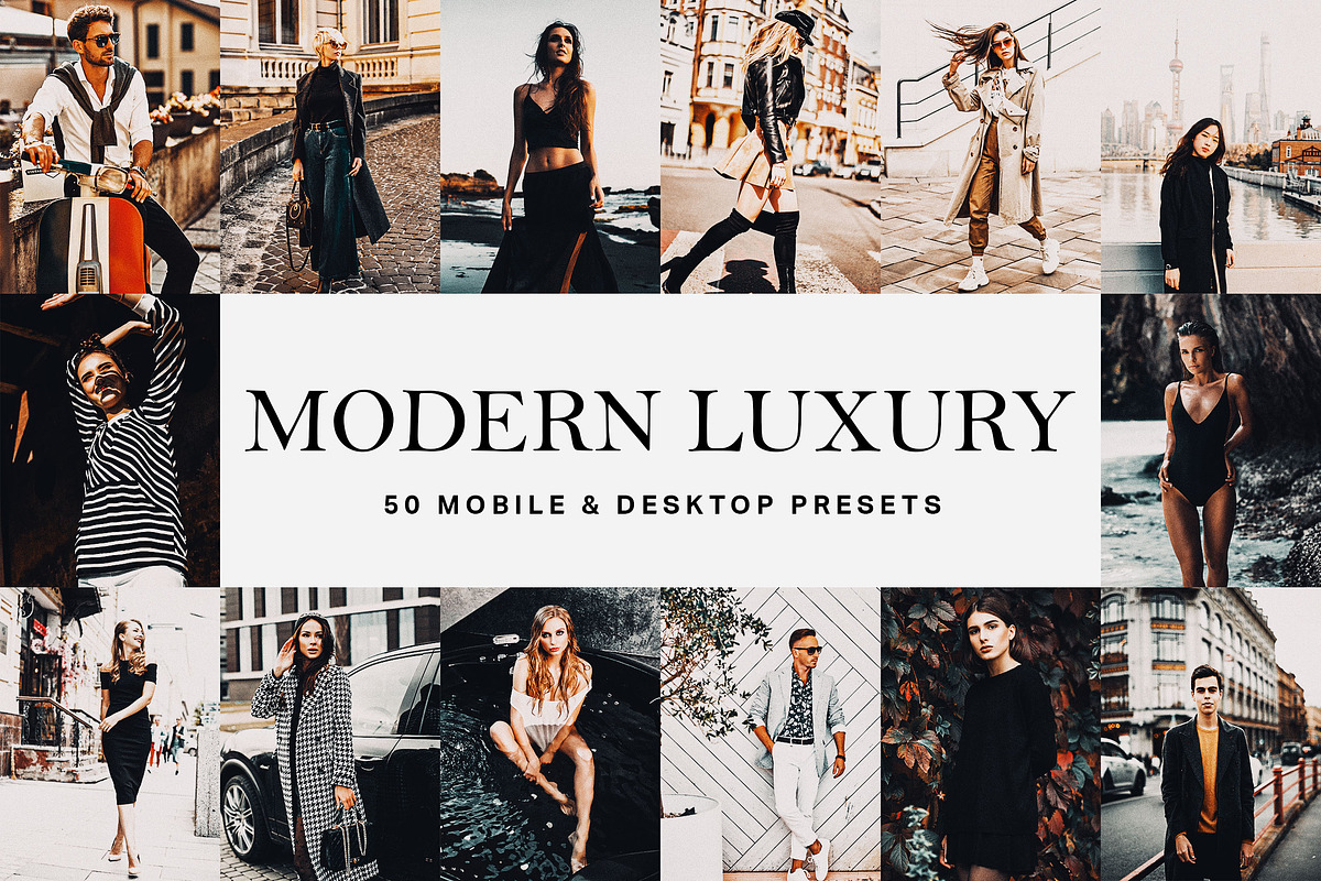50 Modern Luxury Lightroom Presets, a Preset Add-On by SparkleStock (Photo 1 of 10)