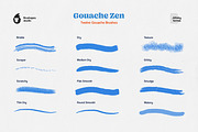 Gouache Zen Affinity Brushes, a Brush Add-On by brushapes.com (Thumbnail 5 of 10)