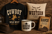 Saddle Western, a Slab Serif Font by Wow Magic (Thumbnail 4 of 5)