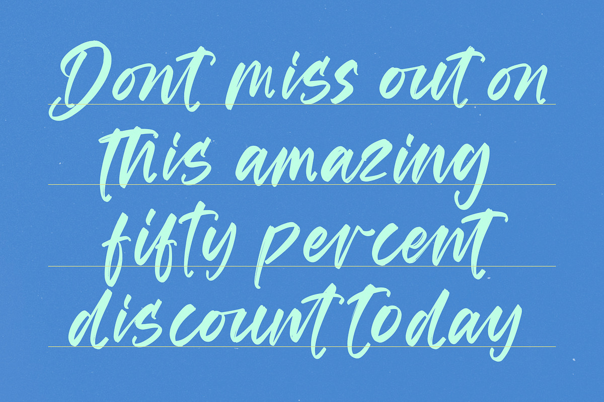 Bhaltron Modern Brush Handwritten, a Script Font by stylishtype.co (Photo 7 of 20)
