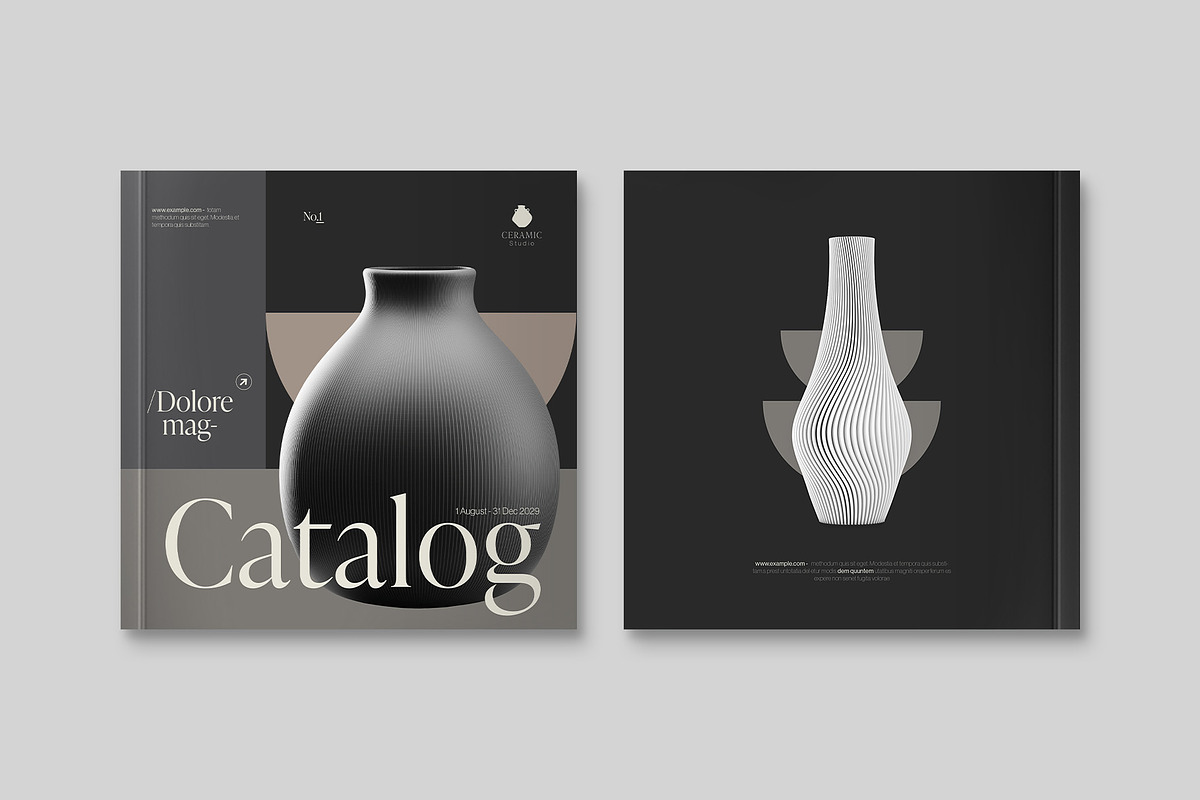 Square Catalog Brochure Template, a Brochure Template by BrandPacks (Photo 2 of 5)