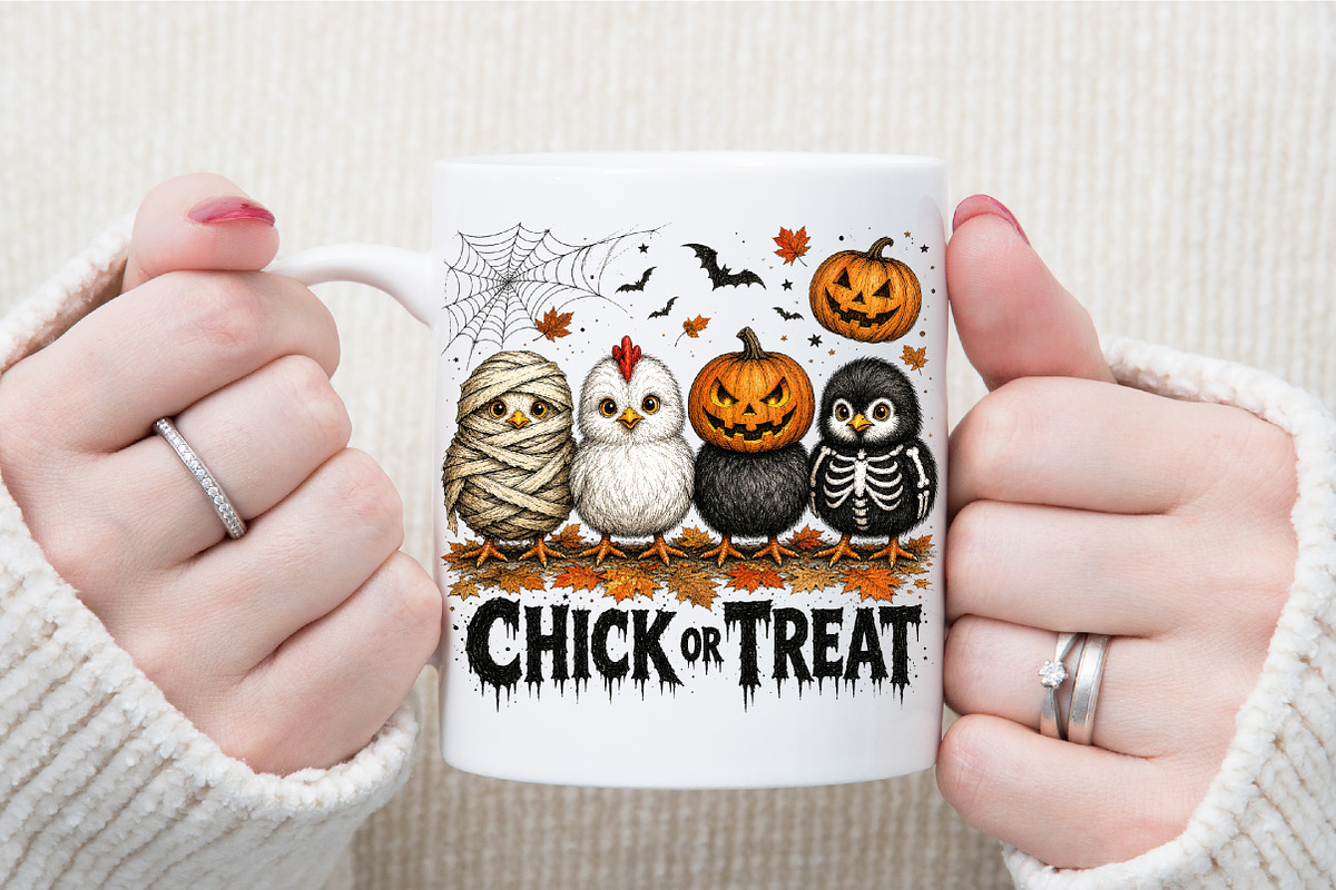 Funny Halloween Png Spooky Chicken, a Work Illustration by Sublimation Artist (Photo 7 of 9)