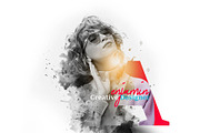 Creative Letter Portrait Template, an Action Add-On by MRI STUDIO (Thumbnail 3 of 42)