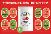 Fruit Design Kit – Vintage Templates, a Food Illustration by Lettering_Logo (Thumbnail 8 of 14)