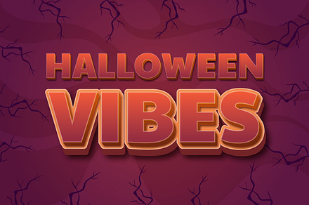 Vibes Halloween Editable Text Effect