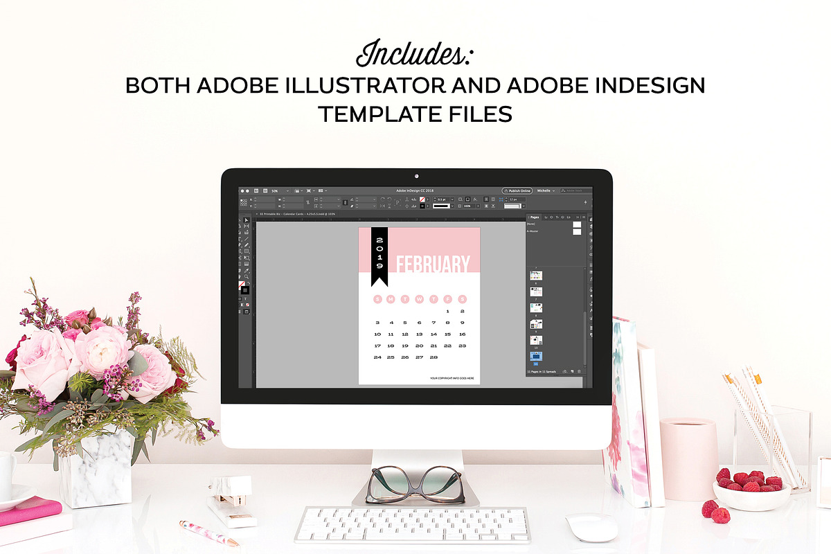 Premium Printable Template Bundle, a Stationery Template by Michelle Hickey Design (Photo 10 of 10)