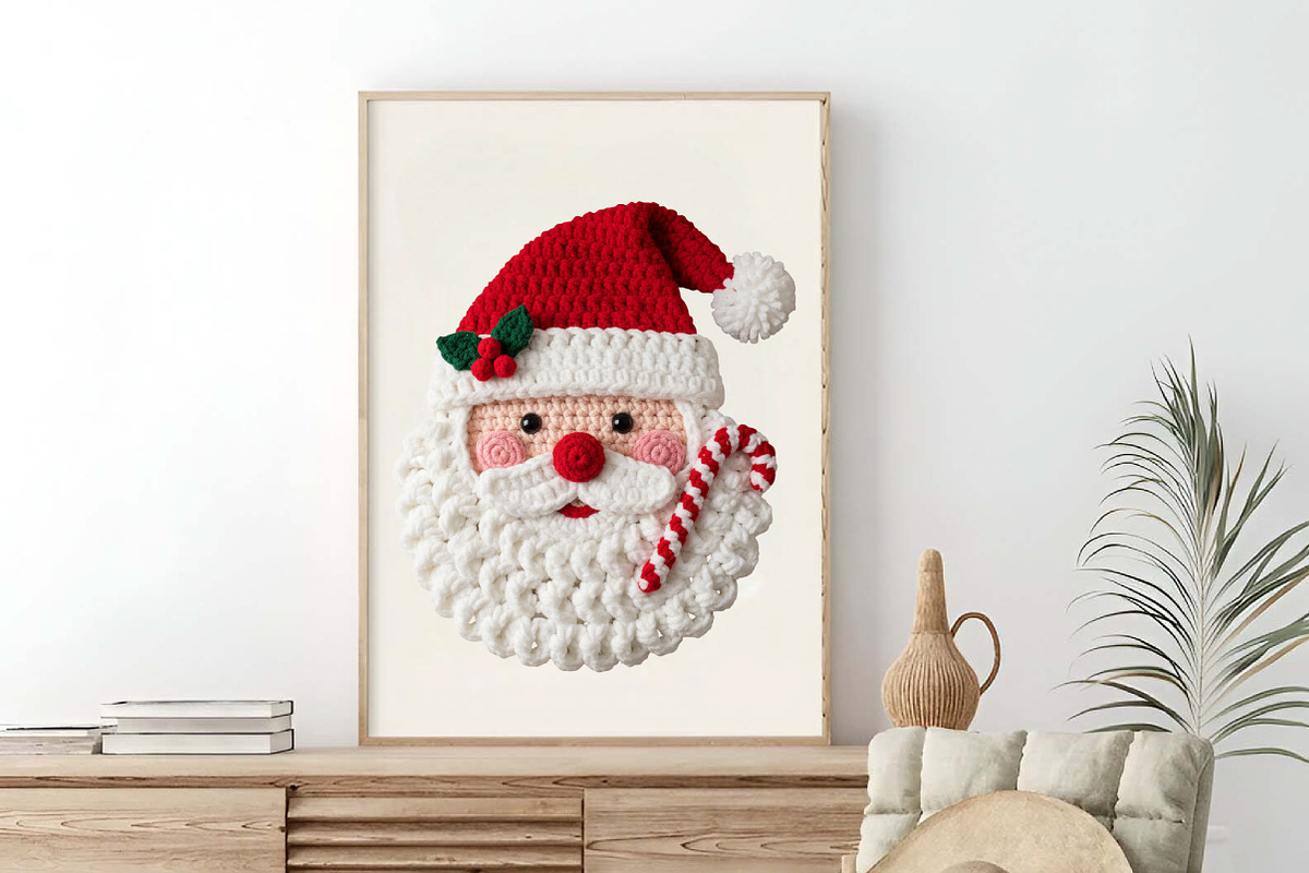 Crochet Yarn Christmas Png Santa, an Illustration by SinaCreation (Photo 4 of 7)