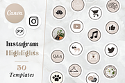 Instagram Boho Highlight Covers, a Social Media Template by PittaFinePrint (Thumbnail 1 of 6)