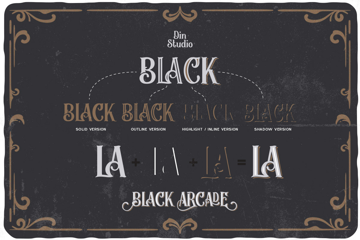 Black Arcade, a Script Font by Vintage Division (Photo 13 of 20)